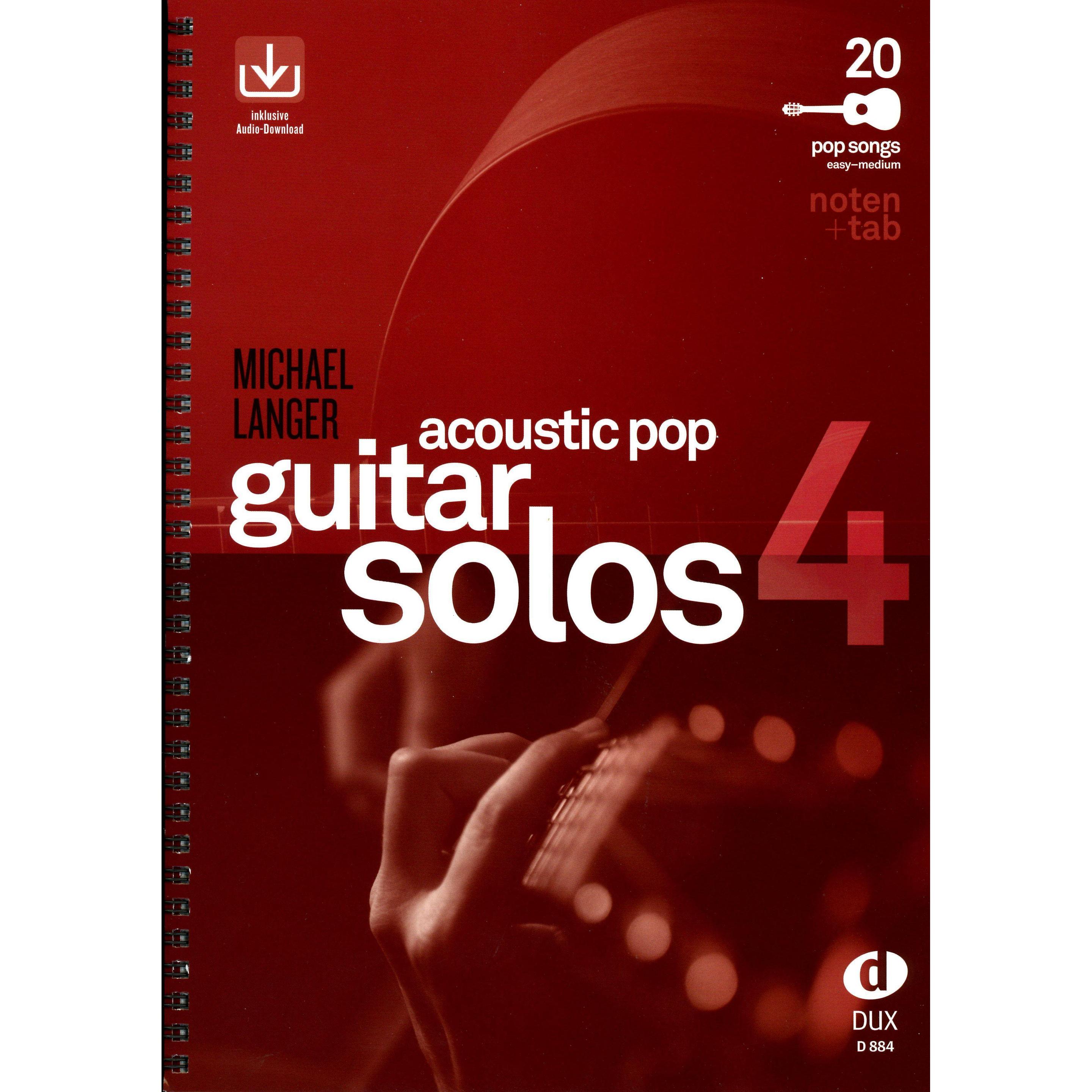 Acoustic Pop Guitar Solos 4, Sachbücher von Michael Langer