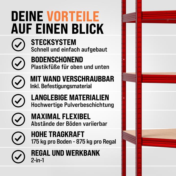 Immagine prodotto Monzana Scaffalature per carichi pesanti Scaffalature ad angolo