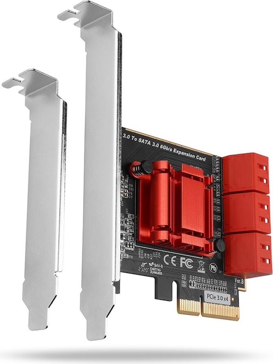 Axagon PCES-SA6 interface cards/adapter Internal SATA