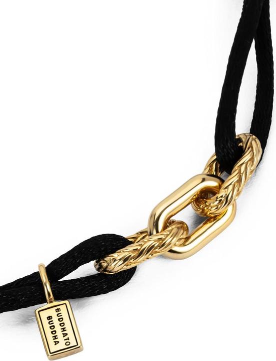 Produktbild Buddha to Buddha Armband Kordel Katja Vergoldet (Nylon, Silber 925)