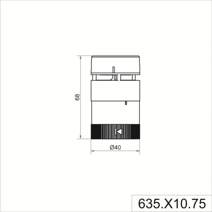 Produktbild Werma KS40 8 tone 24V ac/dc Black