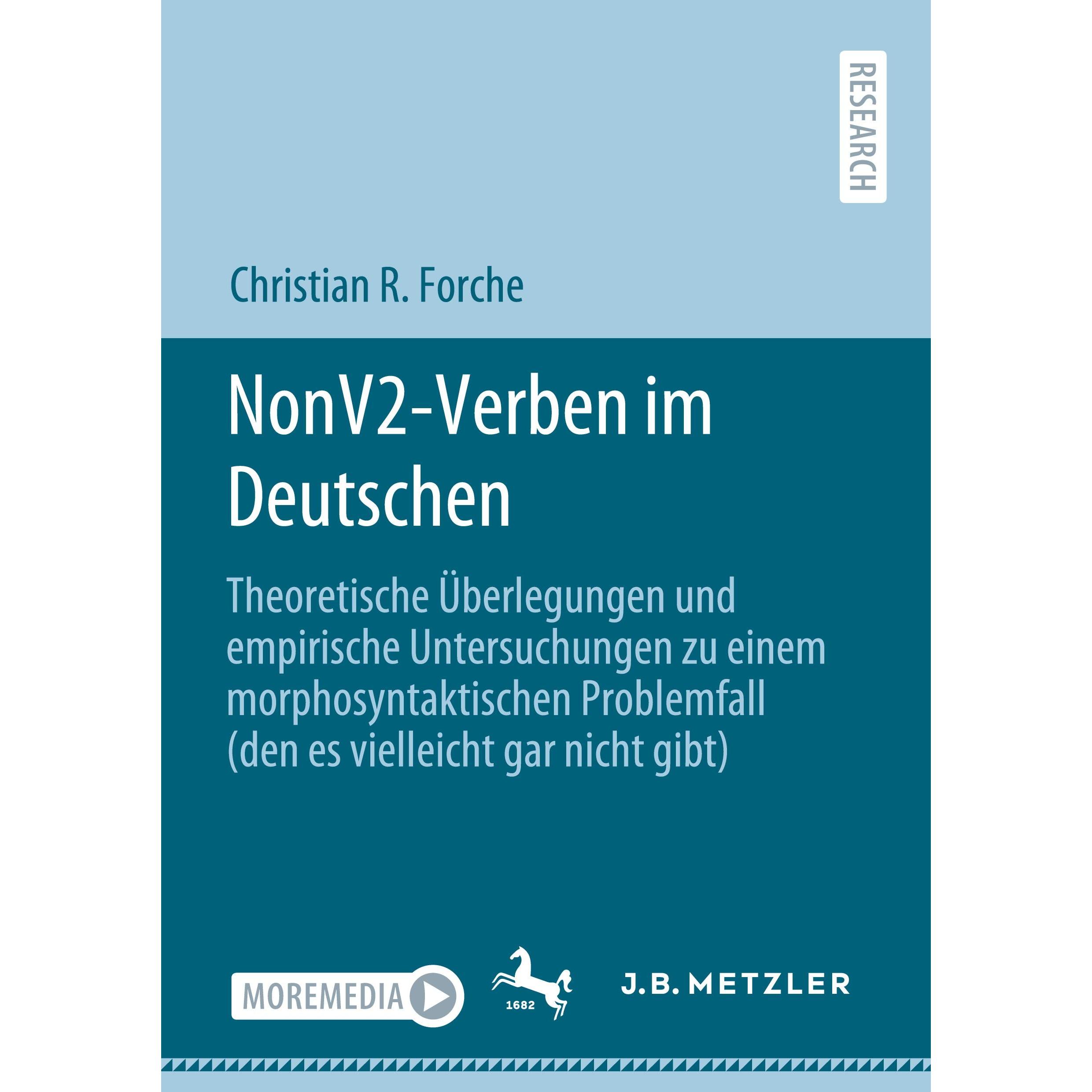 NonV2-Verben im Deutschen, Fachbücher von Christian R. Forche