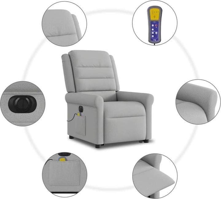 Image du produit vidaXL Massagesessel mit Aufstehhilfe