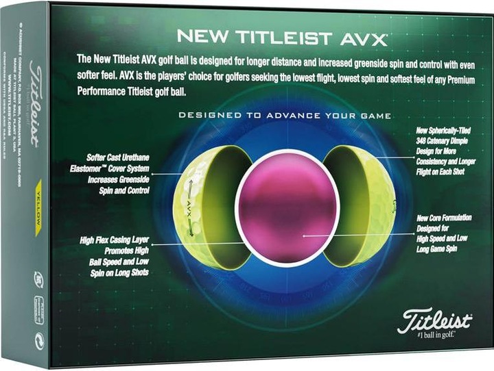 Image du produit Titleist AVX jaune (22)