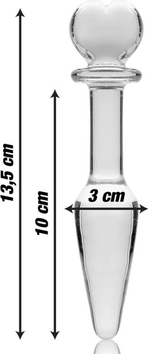 Produktbild Ibiza Nebula Series By ™ - Modell 7 Analplug Borosilikatglas 13,5 X 3 cm Klar