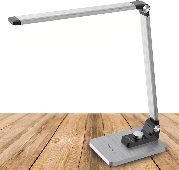 Actual product image Lasmex Svensson Desk lamp PARIS 10W 550lm silver (550 lm)