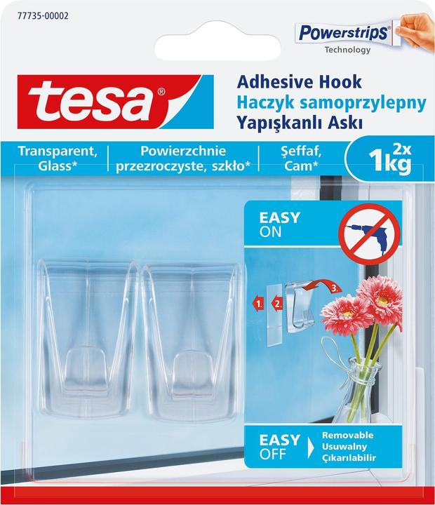 Immagine prodotto tesa Ganci adesivi Deco t/superfici solide 1kg 2pz/confezione - (2 pz.)