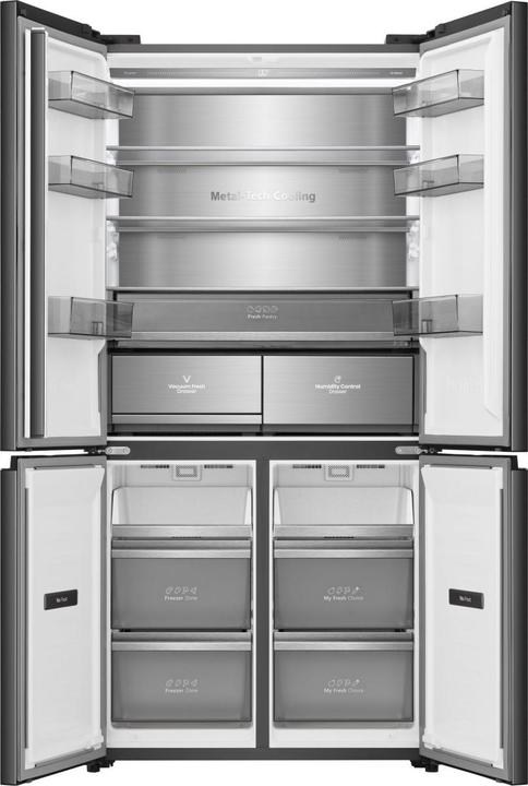 Actual product image Hisense Cross door refrigerator RQ768N4GBE ČR (591 l)