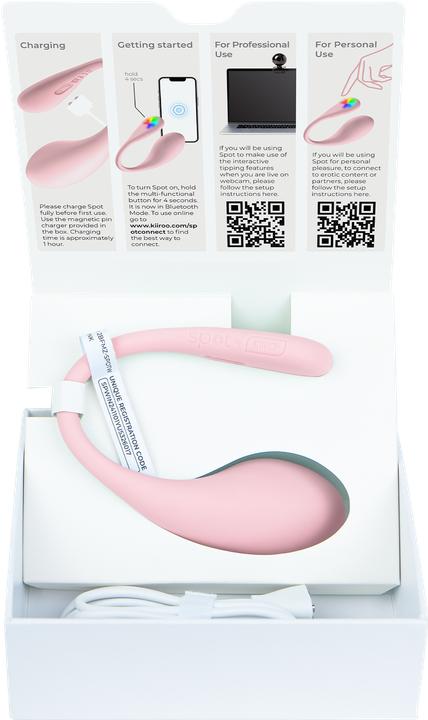 Actual product image Kiiroo Spot Interaktiver Ei-Vibrator zum Tragen