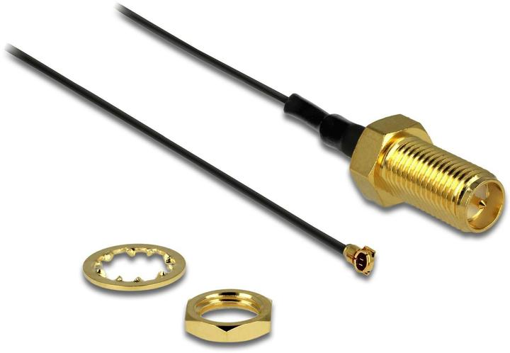 Produktbild Delock HF Kabel I-PEX -> RP-SMA St/Bu 0.20m