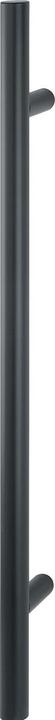 Produktbild Hoppe Stangengriff E5011 - 800/560, Edelstahl schwarz matt, Ausführung: gerade (Türgriff)