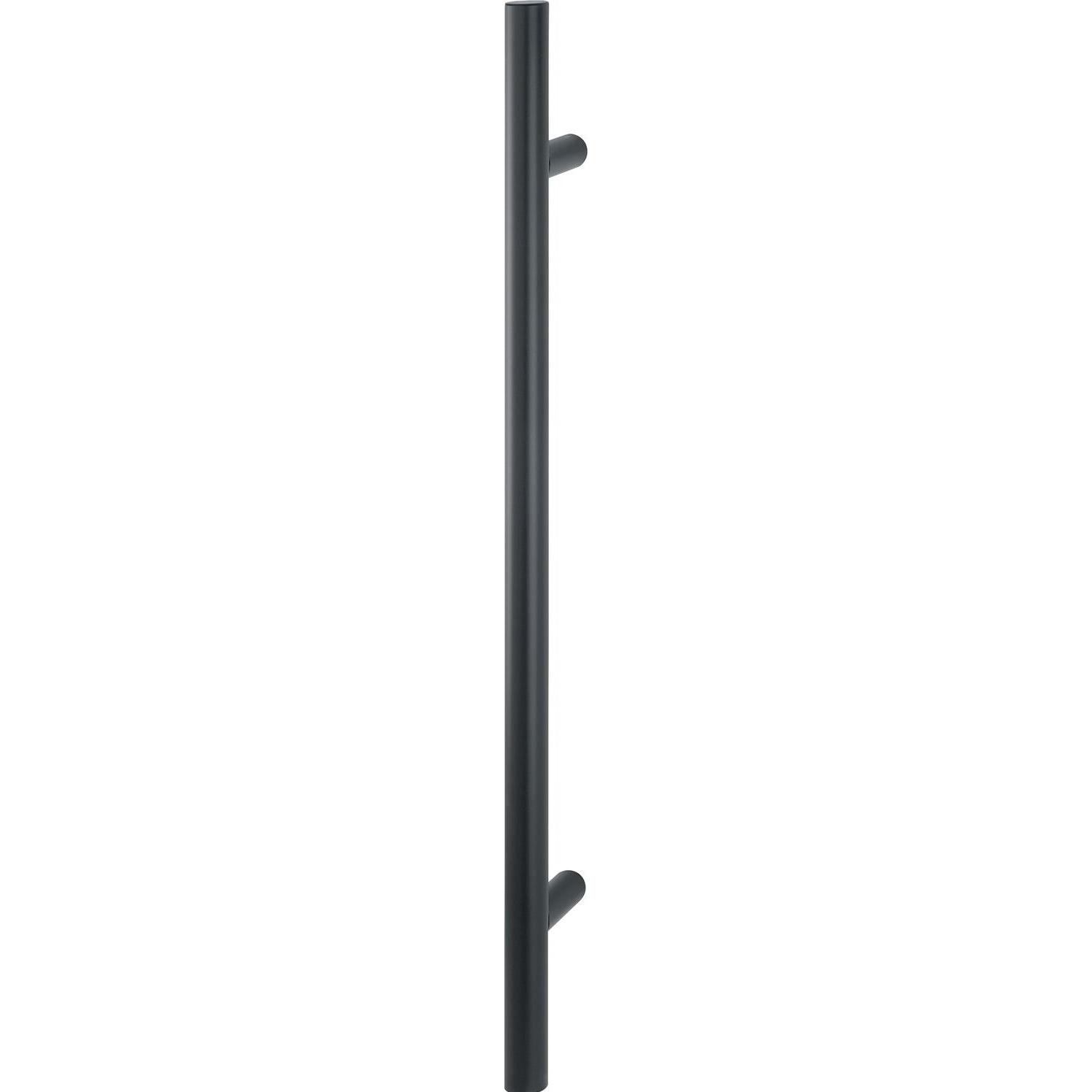 Hoppe, Türgriff + Fenstergriff, Stangengriff E5011 - 800/560, Edelstahl schwarz matt, Ausführung: gerade (Türgriff)