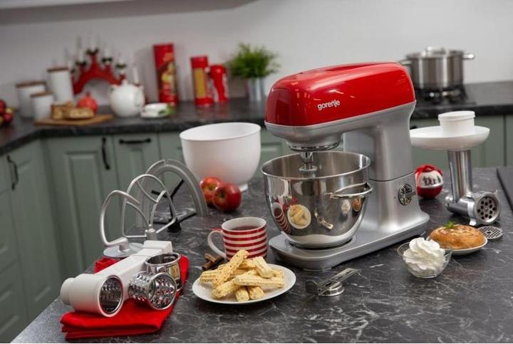 Immagine prodotto Gorenje MMC1000RLR Macchina da cucina, Potenza massima 1000 W, Vasca di miscelazione 4,5 L, Acciaio (1000 W, 4.50 l)