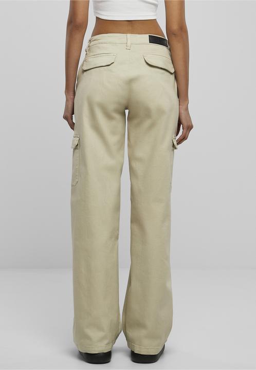 Produktbild Urban Classics Cargo-Hose droit taille haute en denim femme (29)