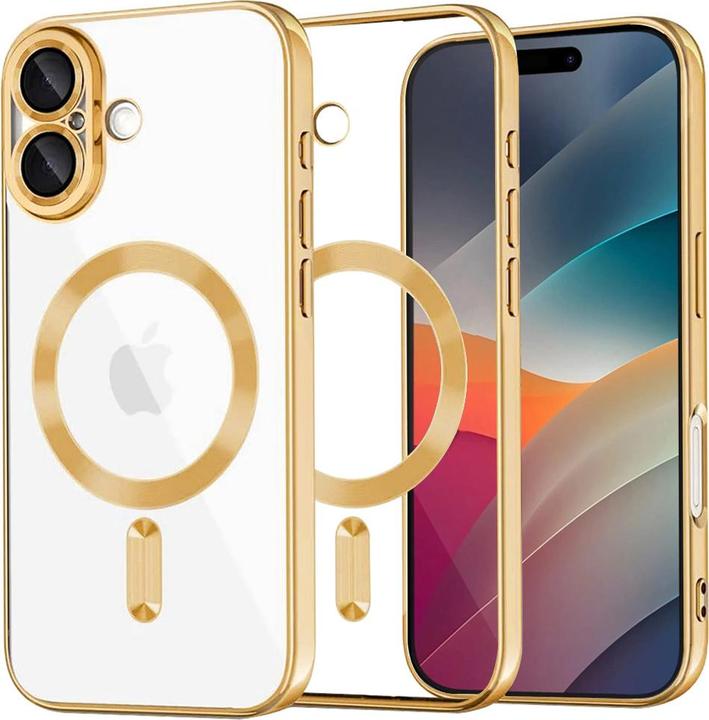 Immagine prodotto Techsuit - Luxury Crystal MagSafe - iPhone 17 - Gold (Apple iPhone 17)