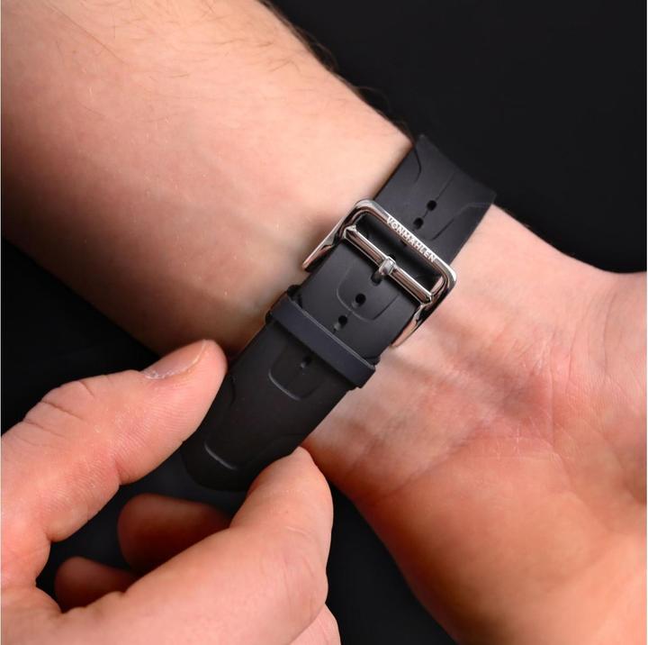 Produktbild Vonmählen Armband A. R. Exclusive Apple Watch 38/40/41 mm Schwarz (Silikon)