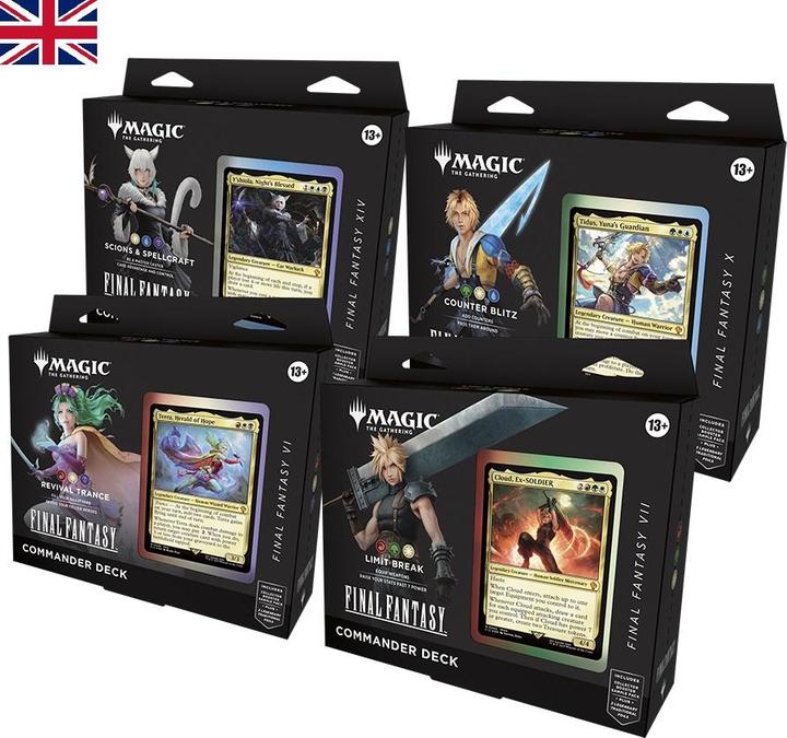 Immagine prodotto Magic the Gathering Magic Final Fantasy Commander Deck Set EN (Inglese, Comandante)