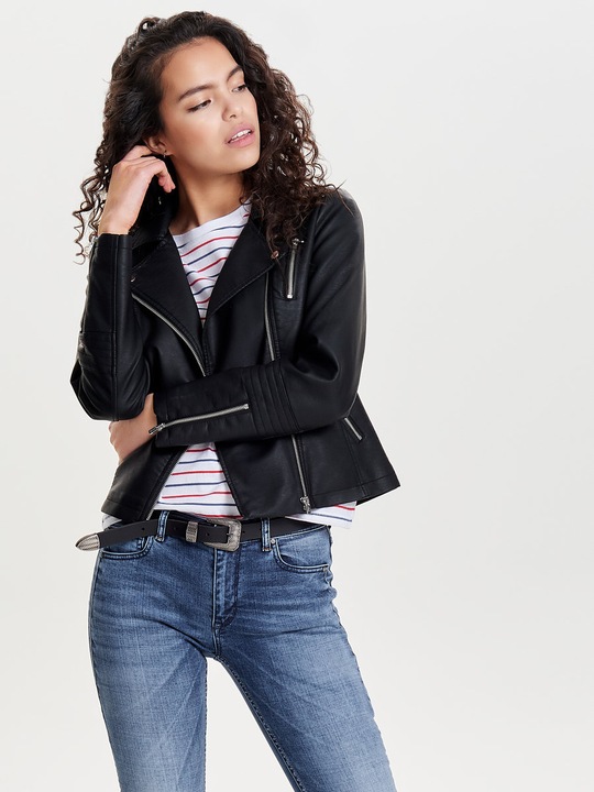 Actual product image Only Faux leather jacket (34)