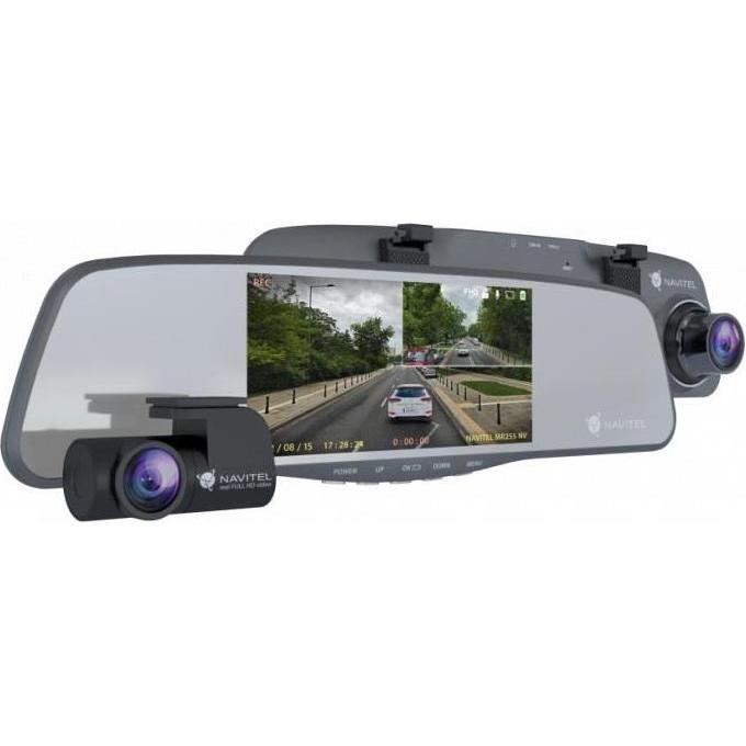 Navitel MR255NV smart rearview mirror equipped with a DVR (Eingebautes Display, Eingebaute Anzeige), Dashcam