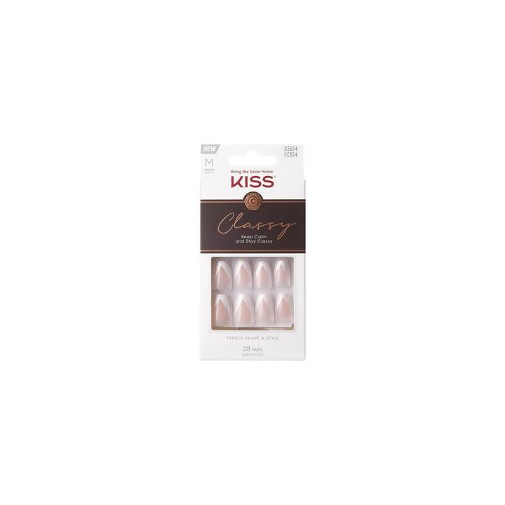 Produktbild KISS Classy Nails Seidenkleid Rosa 1 Count (Kunstnägel, Pink)