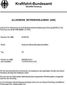 Valeurs nutritives et ingrédients Rizoma Ausgleichsbehälter NEXT Kupplung, rot