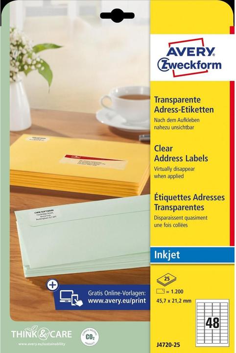 Produktbild Avery Adress-Etiketten