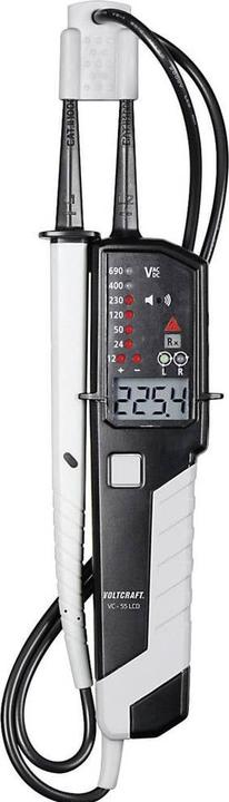 Immagine prodotto Voltcraft VC-55 LCD Tester di tensione bipolare calibrato (ISO) CAT III 1000 V (CAT IV 600V, CAT III 1000V)