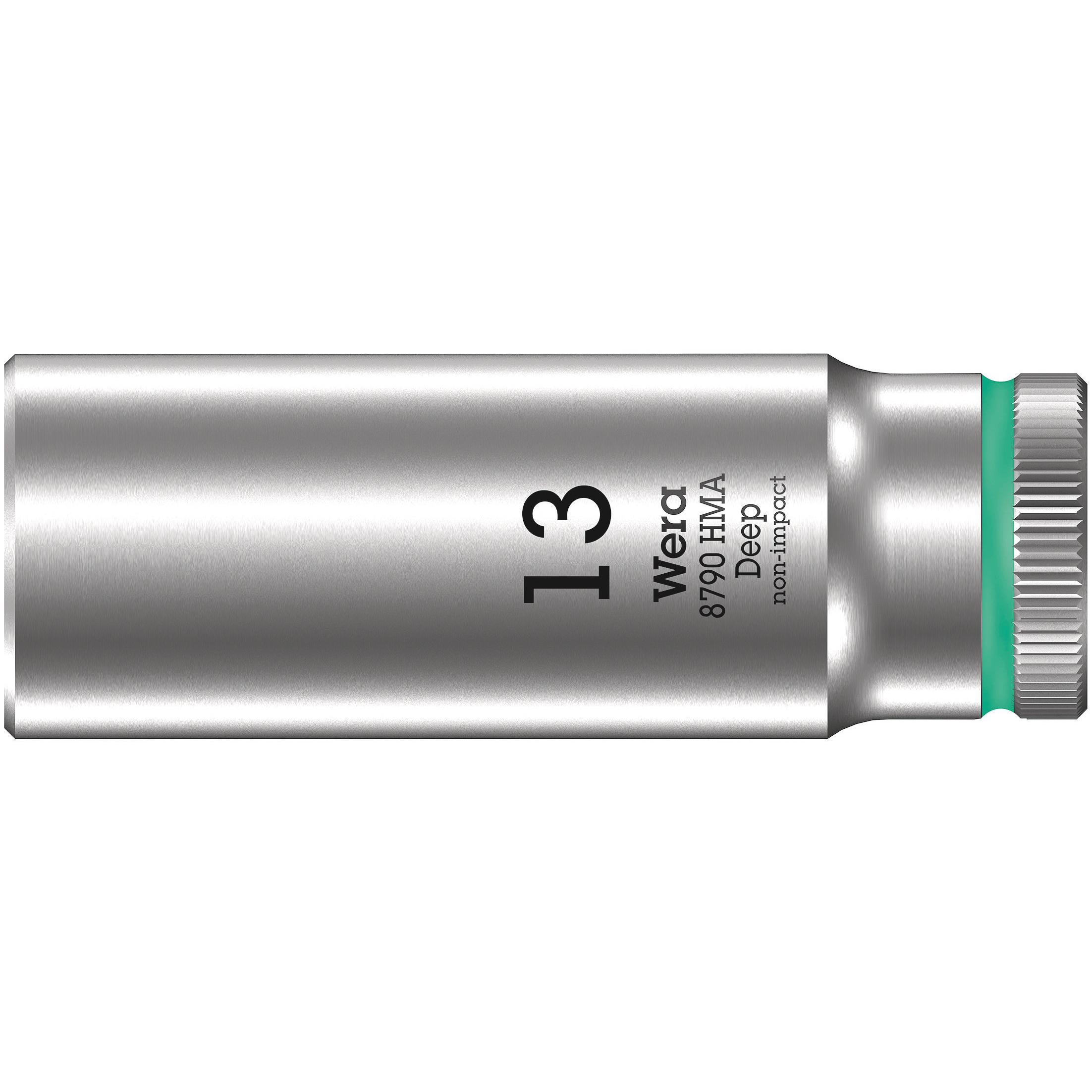 Wera, Steckschlüssel + Stecknuss, 8790 HMA Deep 13,0 (13 mm)
