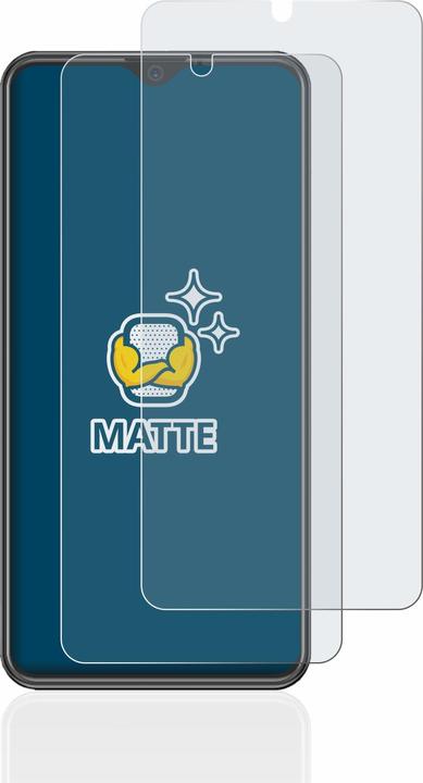 Actual product image BROTECT Anti-glare screen protector matt (2 Piece, Beafon M6s Premium)
