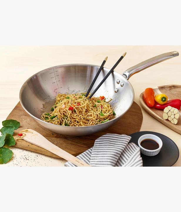 Image du produit de Buyer Wok Alchimy 32 cm (32 cm, Wok, Acier inoxydable)