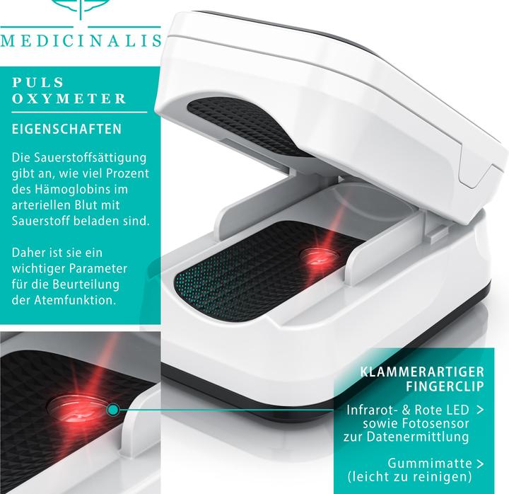 Immagine prodotto Medicinalis Monitoraggio della frequenza cardiaca SpO2