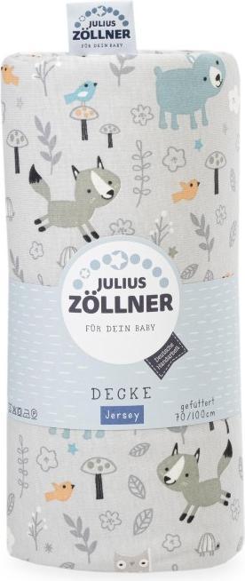 Produktbild Julius Zöllner Decke Jersey gefüttert 70/100, Smart Friends (70 x 100 cm)