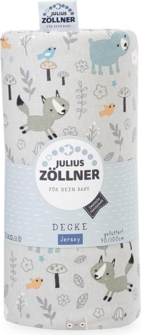 Produktbild Julius Zöllner Decke Jersey gefüttert 70/100, Smart Friends (70 x 100 cm)