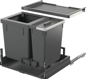Müllex X-LINE X60 Basic Pro afvallade-systeem (40 l)