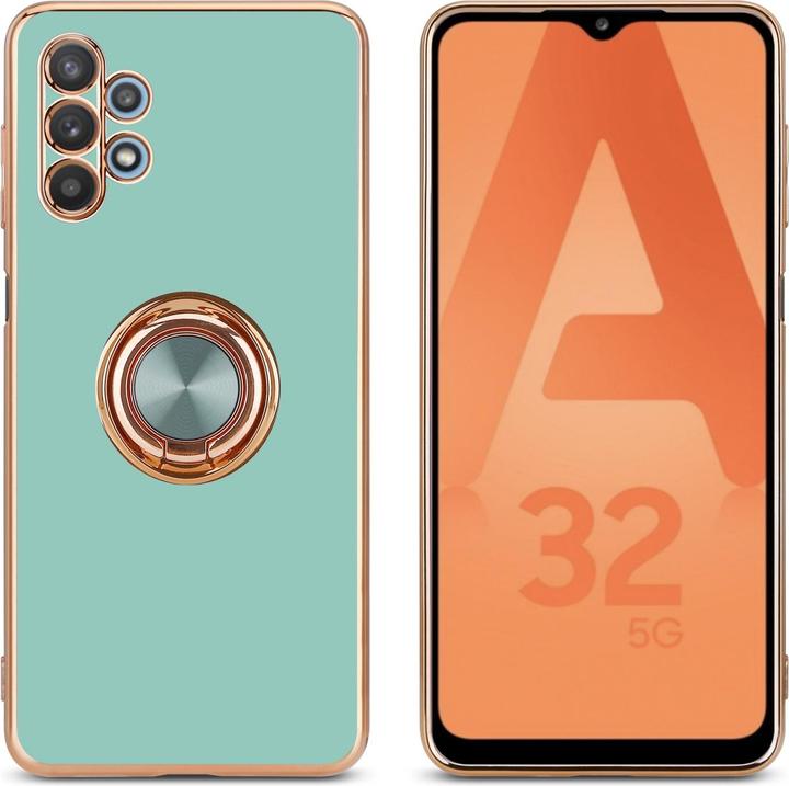 Immagine prodotto Cadorabo Custodia per Samsung Galaxy A32 5G in TPU con protezione della fotocamera e anello LM089 Style (Samsung Galaxy A32 5G)