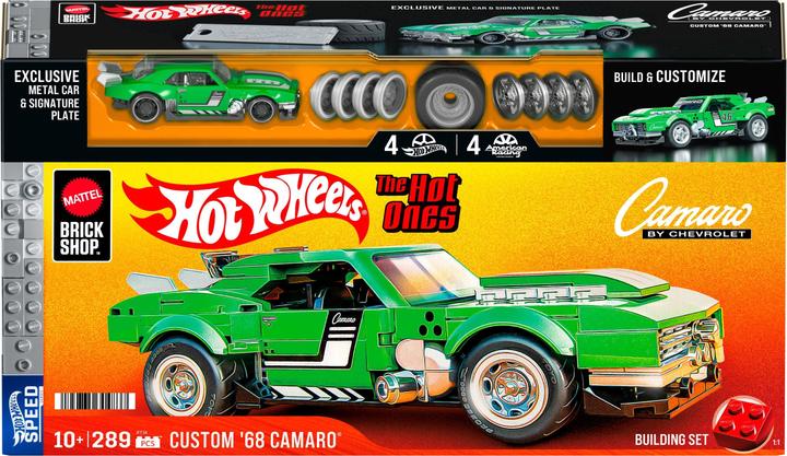Actual product image Mattel Brick Shop Speed Custom 68 Camaro