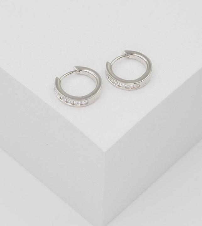 Produktbild Muau Creolen (Weissgold 750)