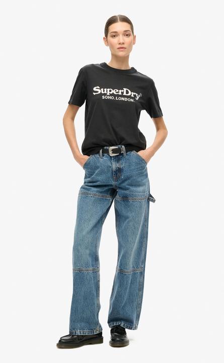 Produktbild Superdry Lässiges T-Shirt in Metallic-Optik (12XL)
