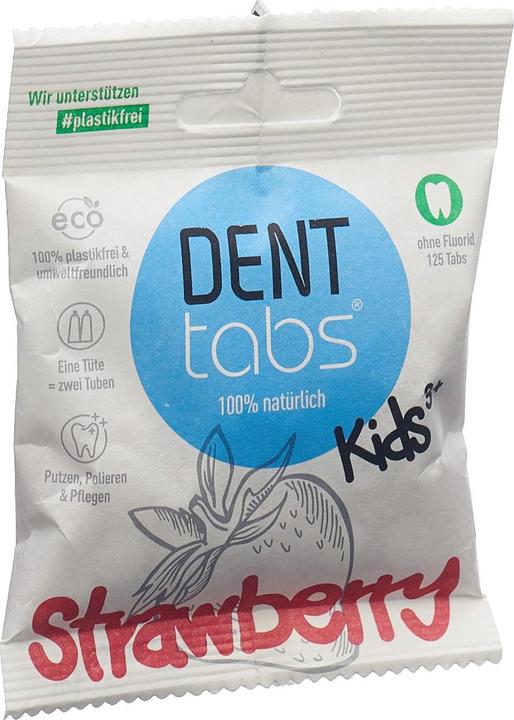 Image du produit Denttabs Fraise sans fluorure