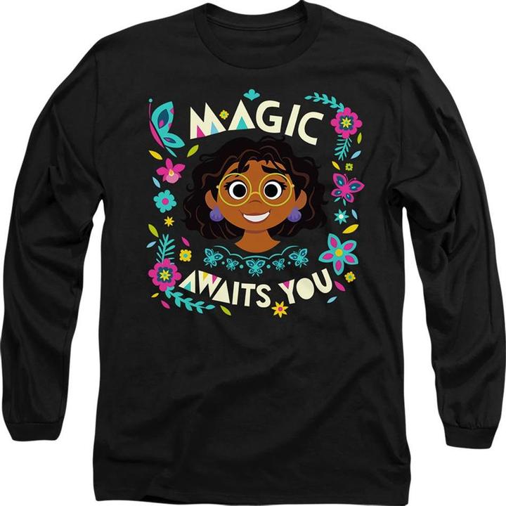 Actual product image Encanto Unisex Adult Magic Awaits You Mirabel T-Shirt (S)