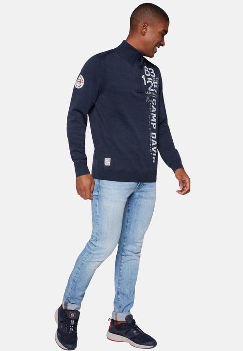 Produktbild Camp David Strickpullover Laser Sailing Troyer Pullover (M)