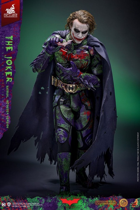 Produktbild Hot Toys The Dark Knight "The Joker - Batman Imposter Version" Exclusive Artisan Edition 1/6 Actionfigur