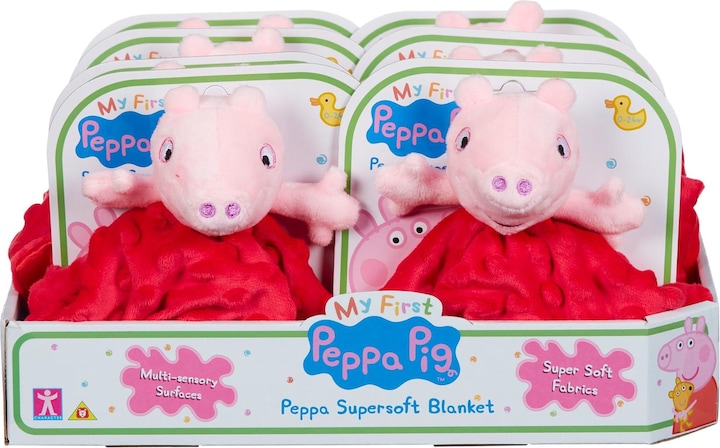 Actual product image Magni My First Peppa Pig Figurine with Cuddly Blanket