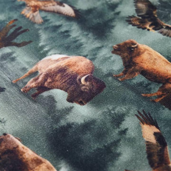 Immagine prodotto vidaXL Felpa da bambino verde scuro 128,Materiale: 95 % cotone (128)