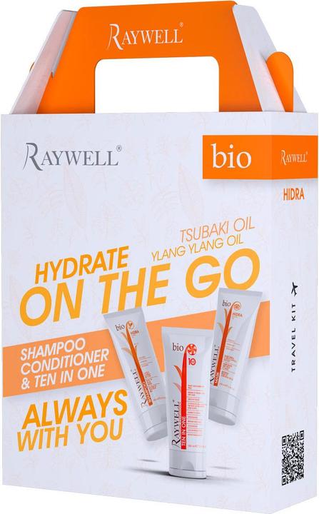 Image du produit Raywell Kit de voyage Bio HIDRA Hydrate on the Go (Kit de soins capillaires)