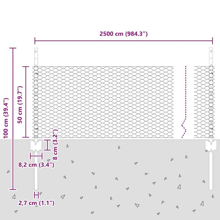 Produktbild vidaXL Gartenzaun