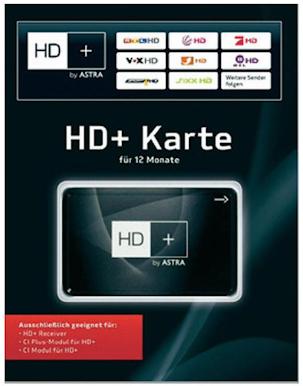 Produktbild HD+ Smartcard, Version HD02, 1 Jahr, Prepaid (Smartcard)