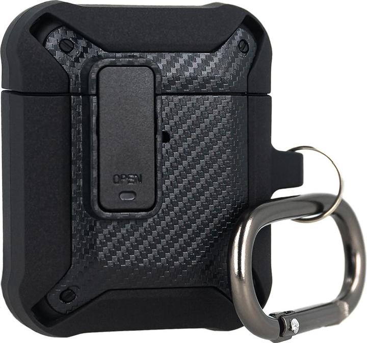 Actual product image OEM Case for Airpods 4 / Airpods 4 with ANC Nitro black (Headphone bag)