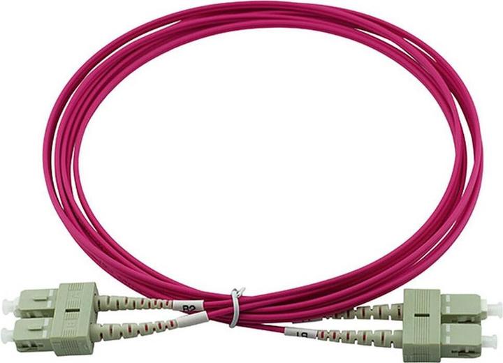 Produktbild CBO BlueOptics LWL Patchkabel SC / SC MM OM4 magenta 1,0m (1 m)