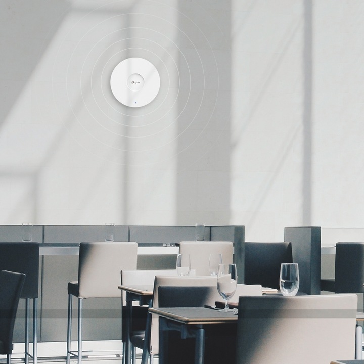 Actual product image TP-Link Ax3000 Ceiling Mount Wifi 6 Access Point Ultra-Fast Wifi 6 S (2402 Mbit/s)